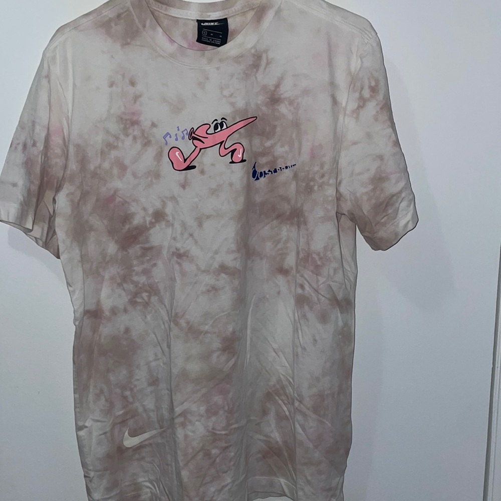 Nike festival tie-dye graphic back print T-shirt in sand